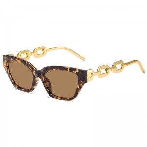 T-201 Nové trendy sluneční brýle Cat Eye Chain Frame