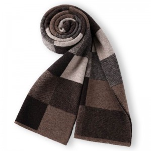 2022 wholesale price Blanket Scarf - Wholesale Winter Men’s Tartan Wool Scarf China OEM Factory  – Iwell