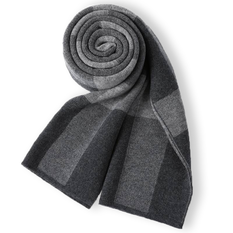Bufanda teixida de llana per a homes de venda calenta Fabricant OEM de la Xina