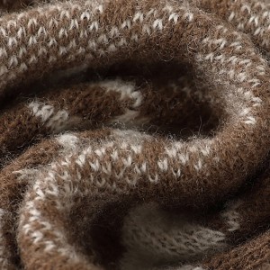 Högkvalitativt randigt mönster i ullhalsduk för Man China Factory