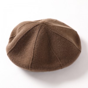 Hot Sale Pure Color Women Wool Beret Hat China Supplier