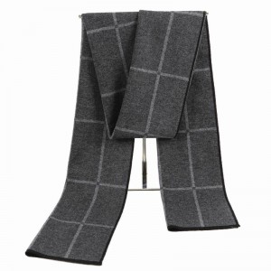 Vendita à l'ingrossu di una sciarpa di lana pura elegante per l'omi China Factory
