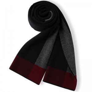 Hot Sale Thick 100% Merino Wool Scarf for Men China Supplier