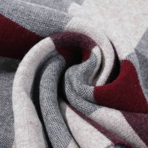 Winter Warm 100% Merino Wool Men Scarf China Manufacturer
