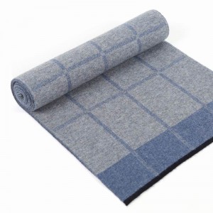 Wholesale Warm Men Natural Wool Scarf China OEM Manufacturer