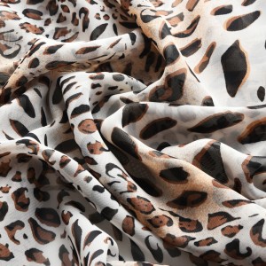 Borong Musim Panas Cetakan Leopard Cover Ups dengan Tassel