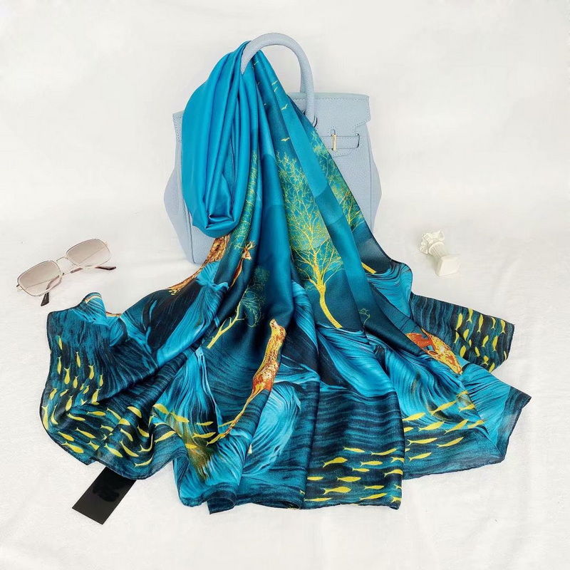Bufanda de sensació de seda per a dones a l'engròs fàbrica de la Xina