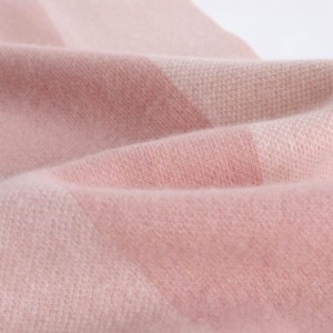 Super waarme moade natuerlike wol sjaal foar froulju China OEM Factory