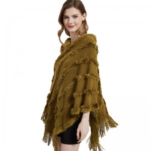 Hoge kwaliteit Poncho Wrap sjaal voor dames China Factory