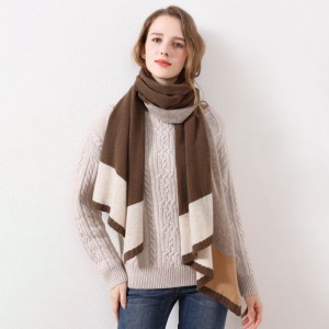 Écharpe en laine pure pour femmes super douces Chine OEM Factory