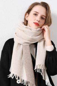 1. Venta caliente 100% Bufanda de lana merina para mujer Fabricante OEM de China
