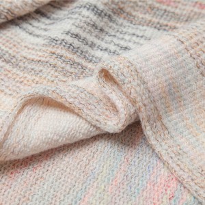 Tassel China Supplier සමඟ Super Soft Ladies Wraps සහ Ponchos
