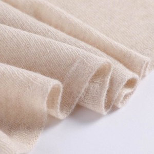 1.Hot Sale 100% Merino Wool Scarf no nā wāhine China OEM Manufacturer