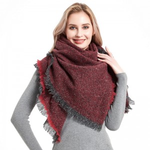 Зимовий великий квадратний шарф для жінок Китай OEM Manufacturer