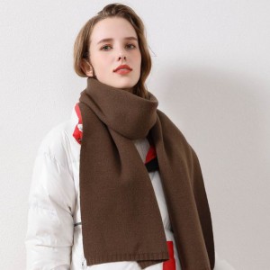 Winter Chunky Wool Scarf maka Ladies China OEM Supplier