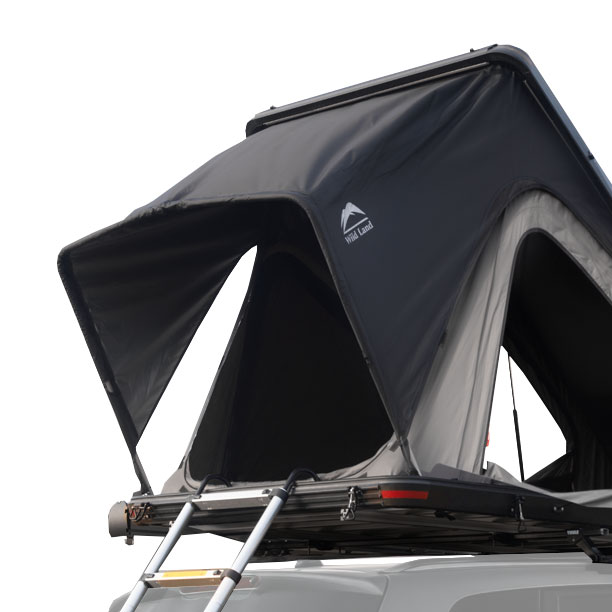 Wild Land Nou disseny triangle carpa dura d'alumini tenda de sostre del cotxe