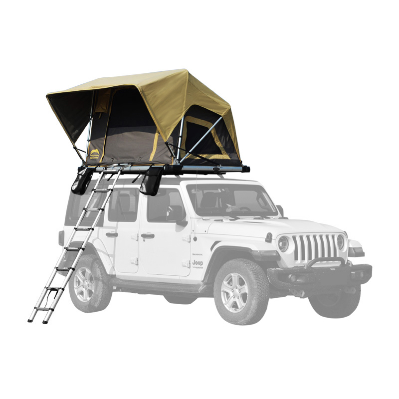 Tente de toit de camping à coque souple automatique tout-terrain pour débutants