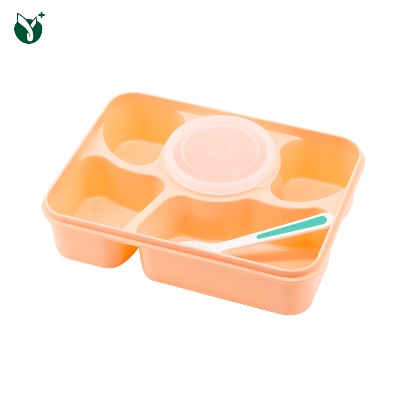Tradicinis plastikinis pietų dėžutės maisto konteineris