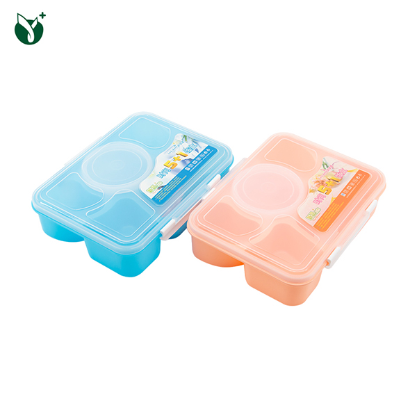 Պլաստիկ Bento Lunch Box սննդի կոնտեյներ