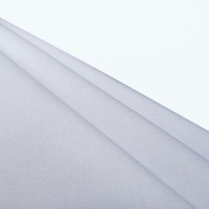 Aṣọ aṣọ ile-iwe funfun aṣọ asọ CVC owu polyester spandex fabric