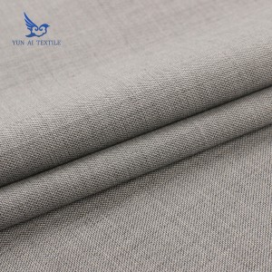 Tecido de abrigo de uniforme escolar gris por xunto YA17028