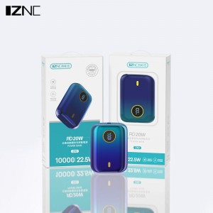 Z01 Ақ жұқа және жеңіл портативті 10000 мАч ұялы телефон қос USB батареясы қуат банкі