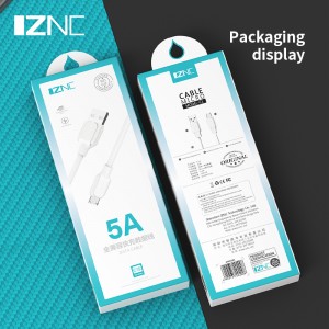 IZNC 5A Power Micro USB 3.0 Cable ខ្សែទិន្នន័យ Android Charging Data Cable Cord
