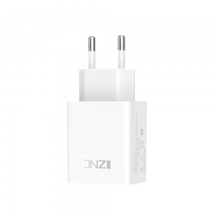 i25 Dual-Port 2.4A greitas USB sieninis įkroviklis išmaniesiems telefonams