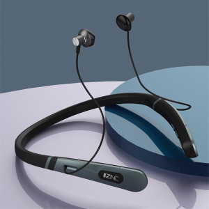 IZNC B22 neckband tws bluetooth headphone nirkabel earphones kalawan mic