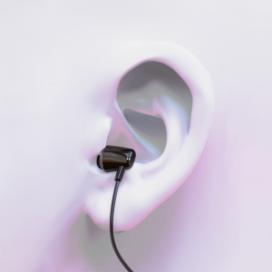 ແບບ Punk ແບບໂປ່ງໃສຊີວິດຫມໍ້ໄຟຍາວ Bluetooth V5.3 Neck Hanging Neckband wireless TWS Earphones