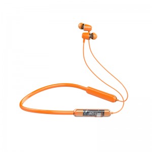Punk Style Transparent Lang batterilevetid Bluetooth V5.3 Halshængende nakkebånd trådløse TWS-øretelefoner