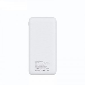 Z02 ODM Portativ Şarj Cihazı 10000mAh Mobil Telefon İkili Çıxışlı və Girişli USB Power Bank zavodu