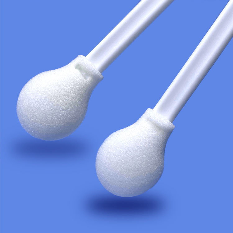 Oral Sampling Foam Swab-Bulat Kepala