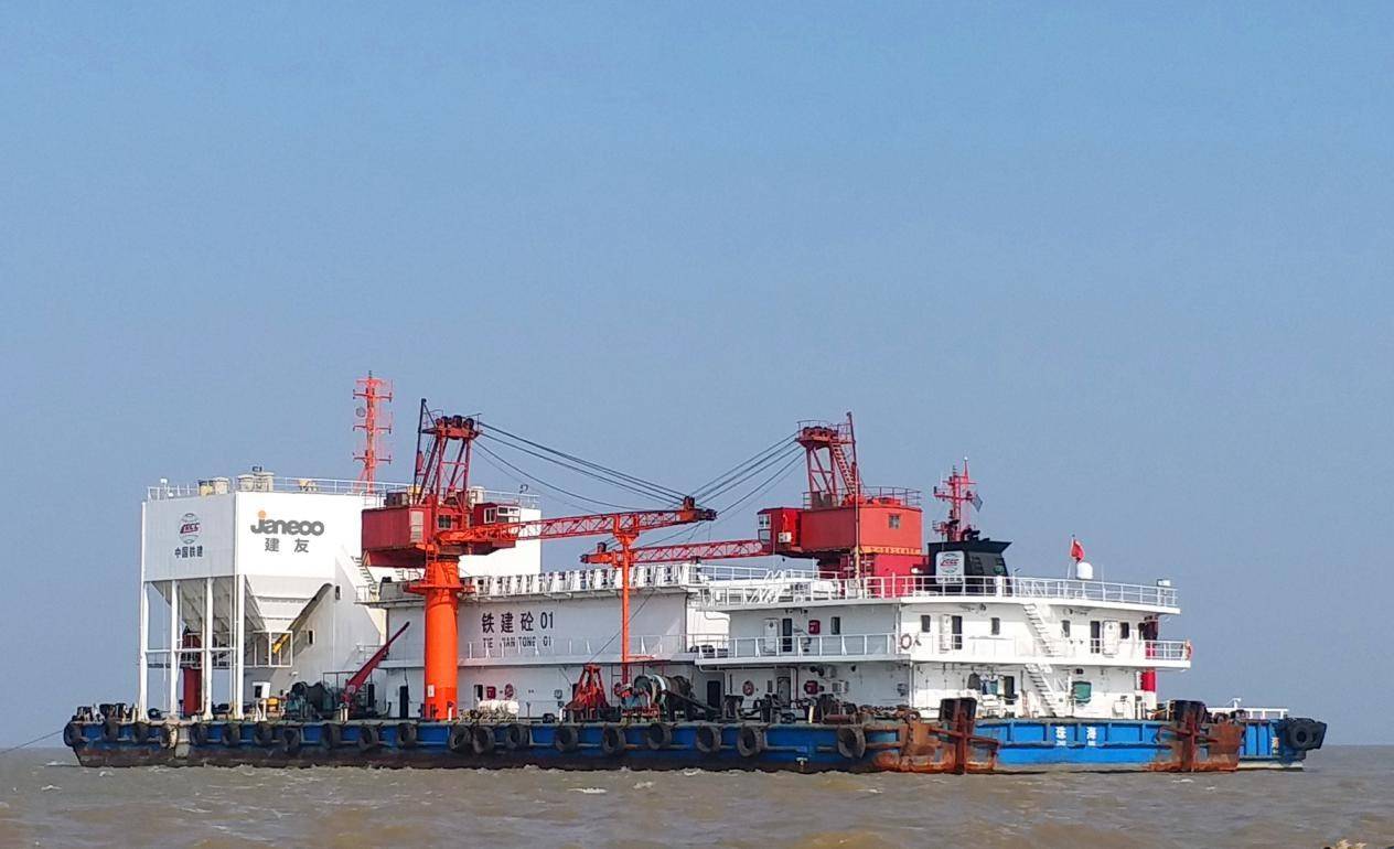 U prughjettu di rinnuvamentu di l'equipaggiu di mischju marinu di Shantui Janeoo hè per aiutà à a custruzzione di u ponte marittimu di Macao