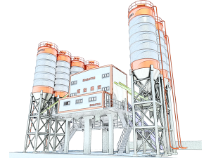 China wholesale Easy To Transport Concrete Batching Plant - SjHZS180G G series enviroment friendly type – Janeoo