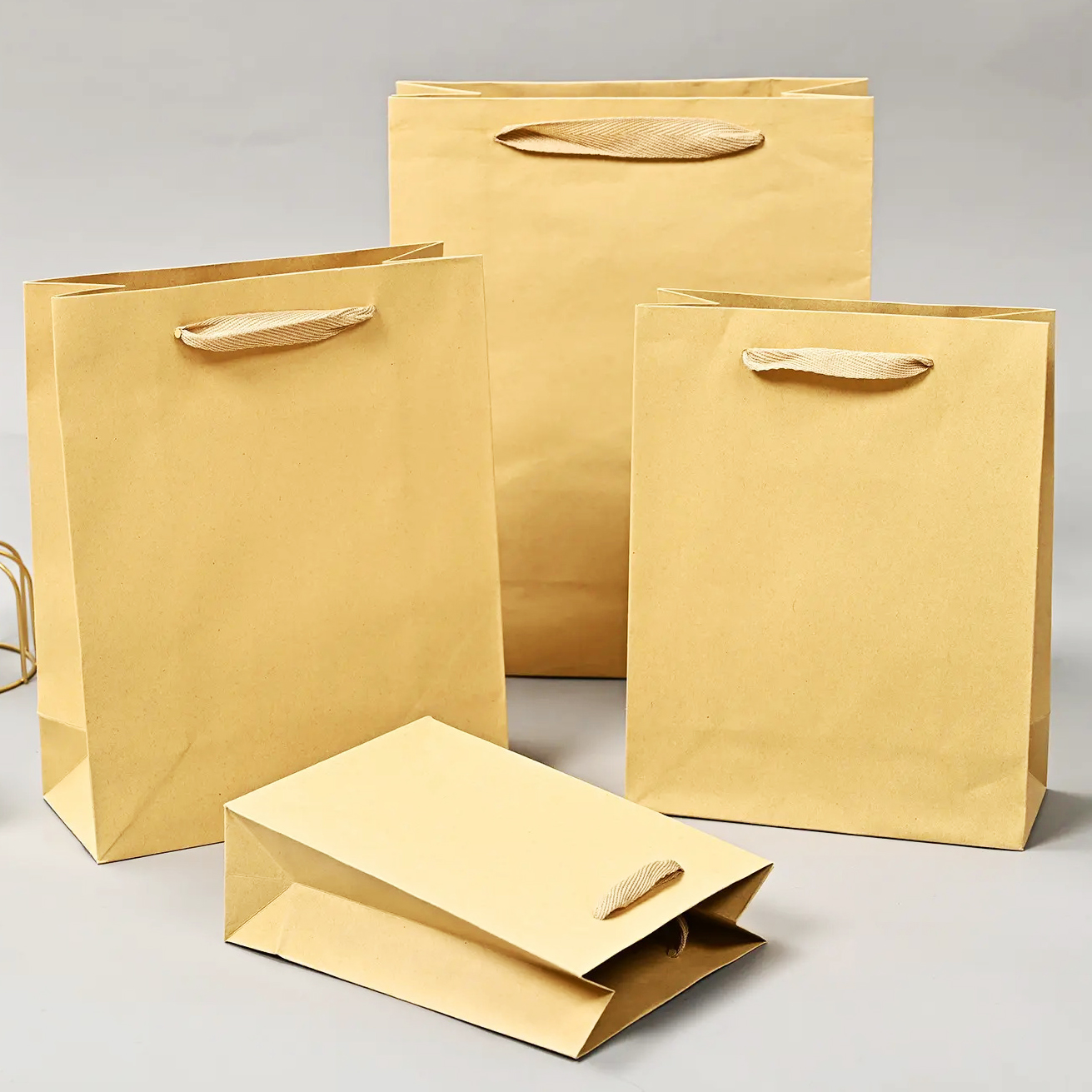 How do you print on a craft paper bag?