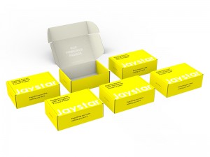 Pakuotės struktūros dizainas Elektroninė prekyba Individualizuoto logotipo gofruoto pašto dėžutė