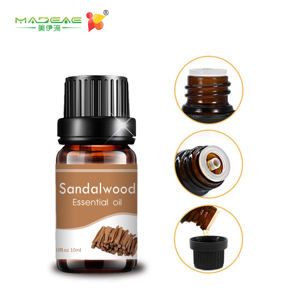 OEM ODM kustomisasi 10ml 100% parfum aromatherapy alam murni minyak sandalwood murni