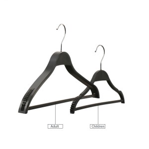 Fast Fashion Style Black Anti-slip Clothes Hanger