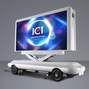 High Quality for Screen Led Trailer - 12㎡ Scissor Type Mobile LED Trailer – JCT
