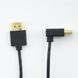 HDMI A إلى زاوية قائمة (T 90 درجة أ)