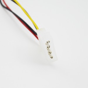 Mo lex 4pin 1ден 4кө чейин IDE SATA 15Pin Катуу диск кубат менен жабдууну бөлүүчү кабель кабели DIY PC Sever үчүн 4-пинден 15-пинге чейин электр кабели