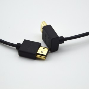 HDMI A ба кунҷи рост (T 90 дараҷа B)