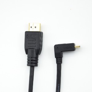 Кабель Supper Spring Right Angle MICRO HDMI