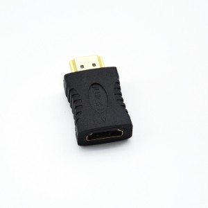 ਗੋਲਡ-ਪਲੇਟਿੰਗ ਕਨੈਕਟਰ ਦੇ ਨਾਲ HDMI ਮਰਦ ਤੋਂ ਔਰਤ ਅਡਾਪਟਰ