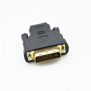 Adaptateur de connecteur de convertisseur HDMI vers DVI femelle à mâle pour HDTV