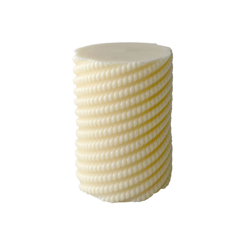 INS лааны спираль цилиндрийн гоёл чимэглэлийн силикон хөгц 3D сувдан спираль цилиндр геометрийн лааны хэв