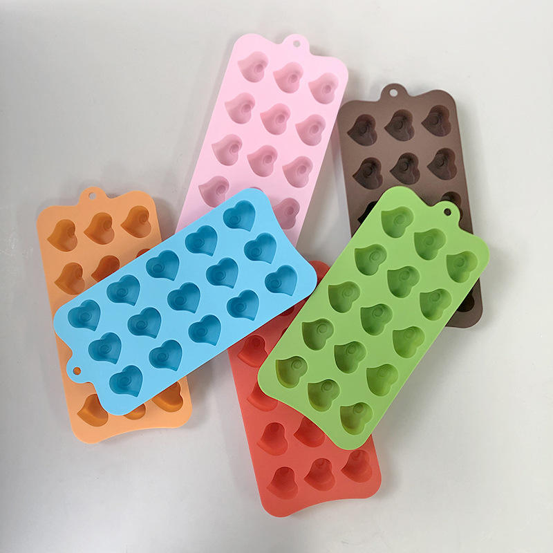 Wholesale 15 Cavity Silicone Pastry Mould Silicone Candy Moulds Cake Moulds