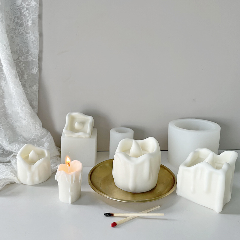 J6-20 ejiri aka mee DIY Tearing Modeling Aromatherapy Plaster Mold Silicone Mold Creative Scented Candle Tearful Candle Silicone Mol