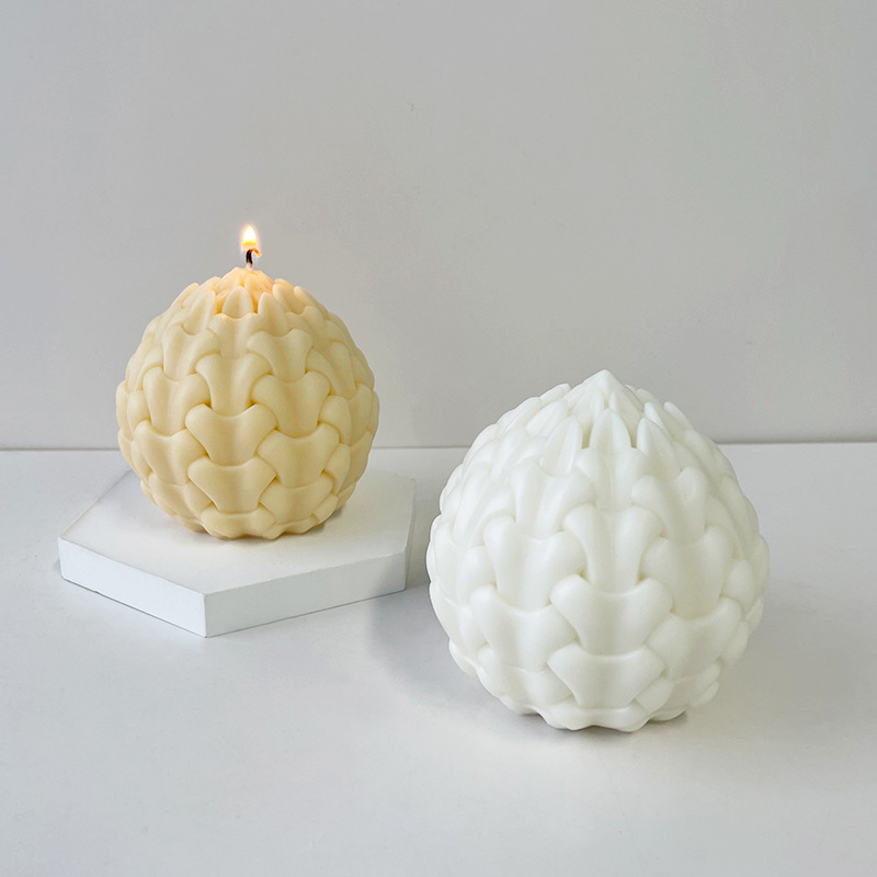 J6-236 Geometry Seed of Life Aromatherapy Candle Silicone Mould DIY Spherical Bud Flowers Hand Soap Silicone Candle Mould